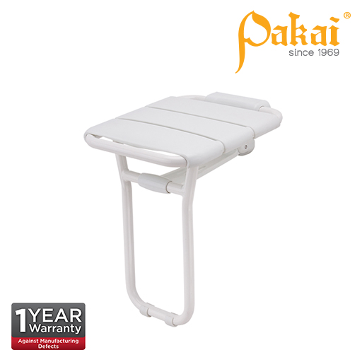 Pakai Wall Mount Swing Up Shower Seat with Floor Support BF-8905