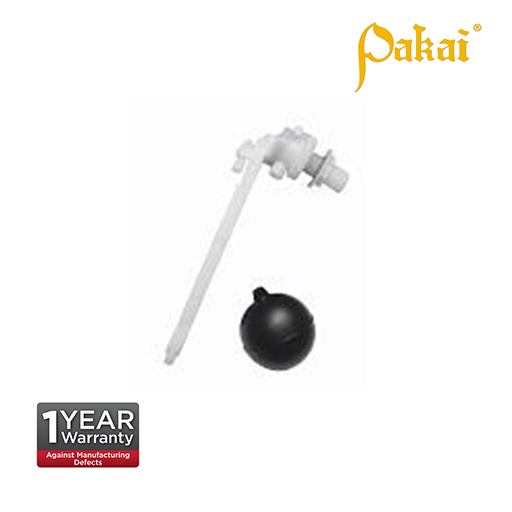 Pakai Side Inlet Ball Cock Available Arm 8inch P110-8-90