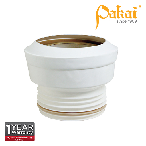 Pakai 4'' (100mm) Water Closet (WC) Straight Outlet Connector