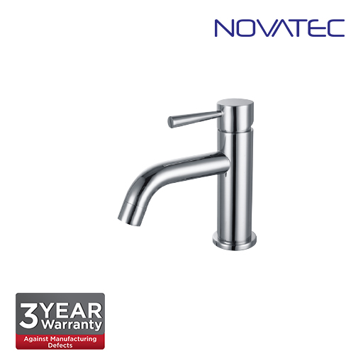 Novatec Chrome Plated Basin Pillar Tap RC5088S