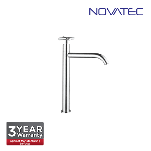 Novatec Chrome Plated Console Basin Tap T7-2034-T