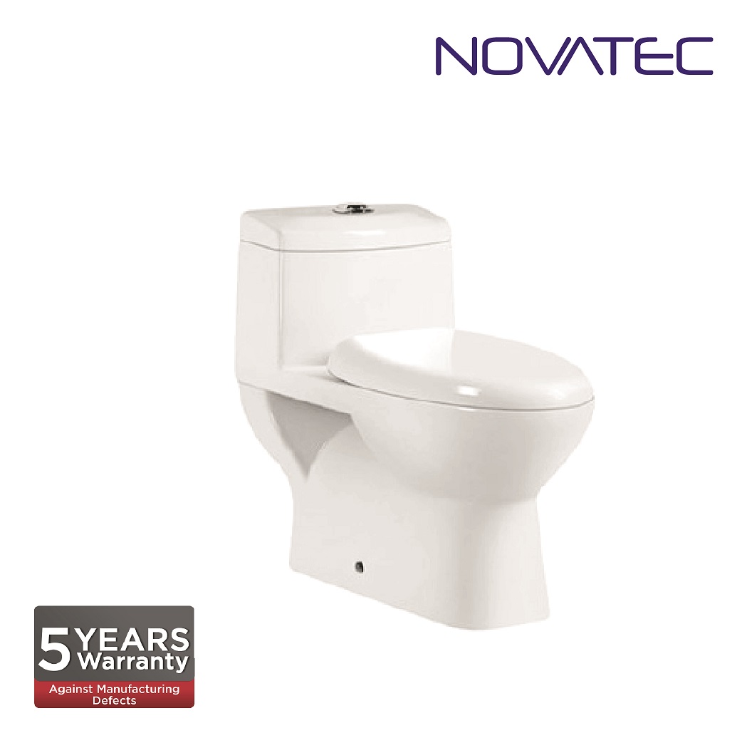 Novatec SW Seville One Piece Wash DownPedestal Water Closet WC1001P