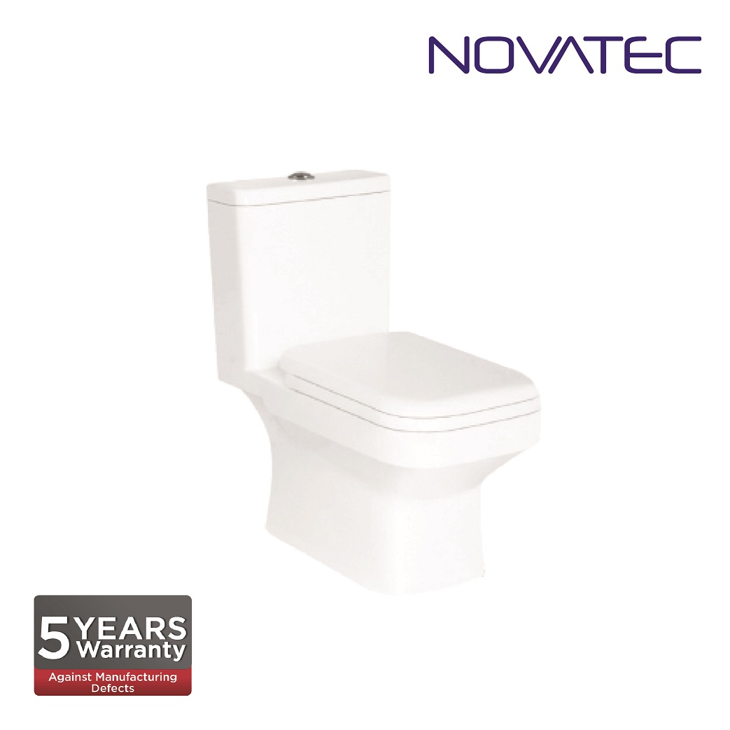 Novatec SW Galati One Piece Wash Down Pedestal Water Closet WC1008P