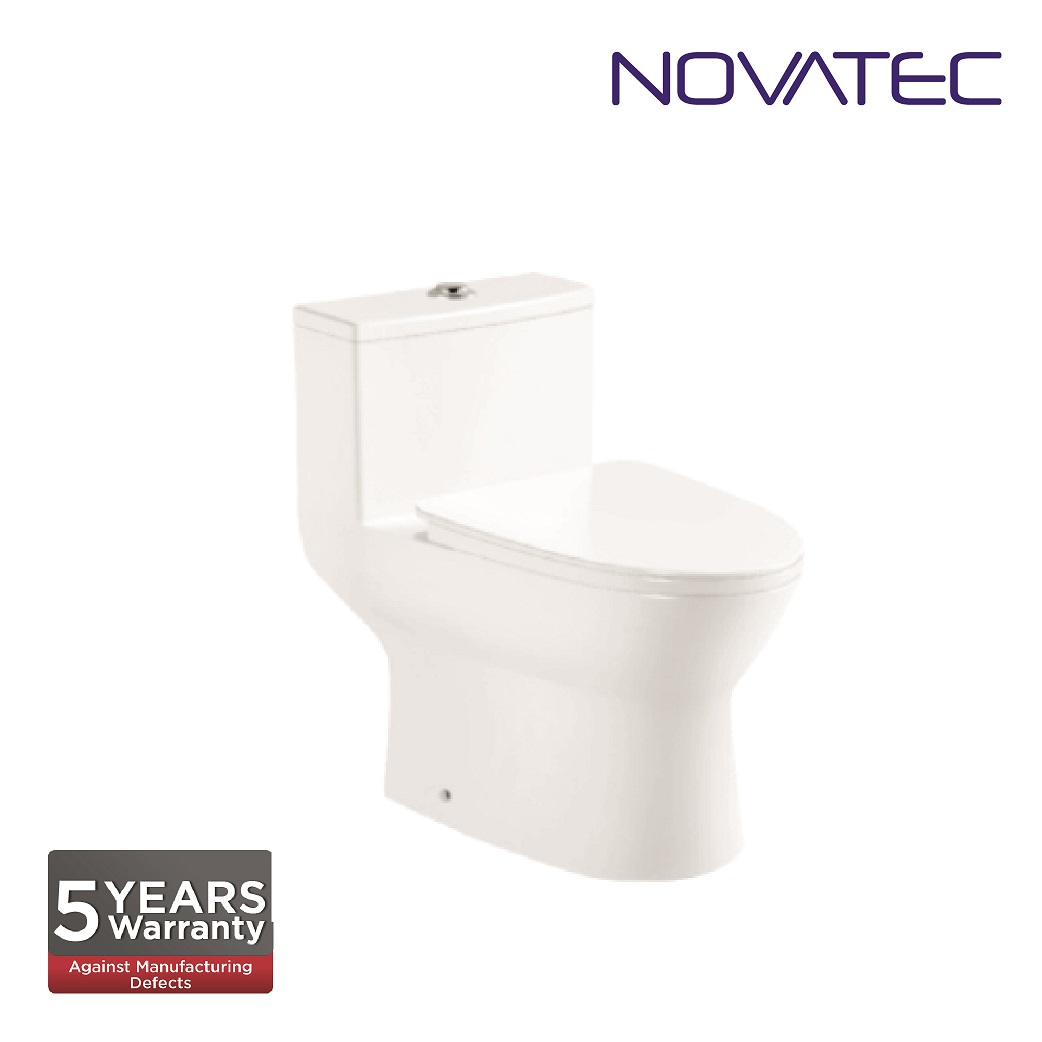 Novatec SW Trento One Piece Wash Down Pedestal Water Closet WC1010S